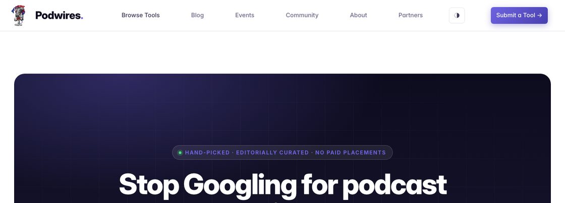 PodToolbox homepage