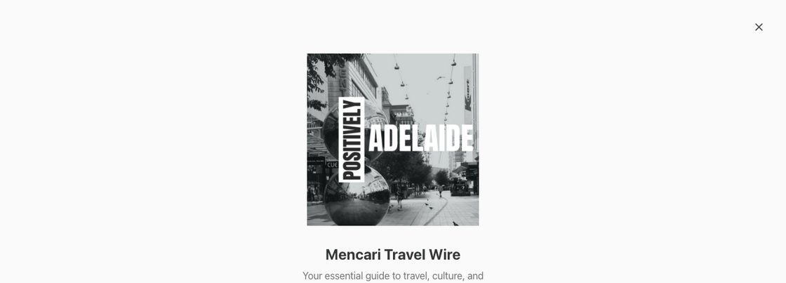 Mencari Travel Wire newsletter